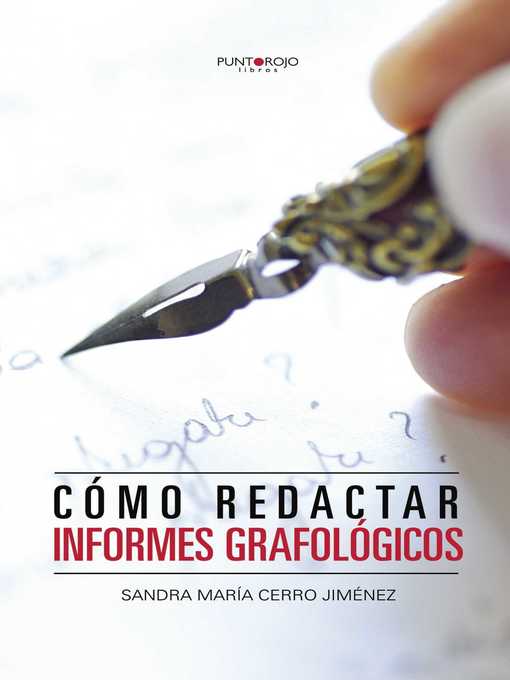 Title details for Cómo redactar informes grafológicos by Sandra María Cerro Jiménez - Available